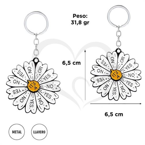 Llavero flor yes or no